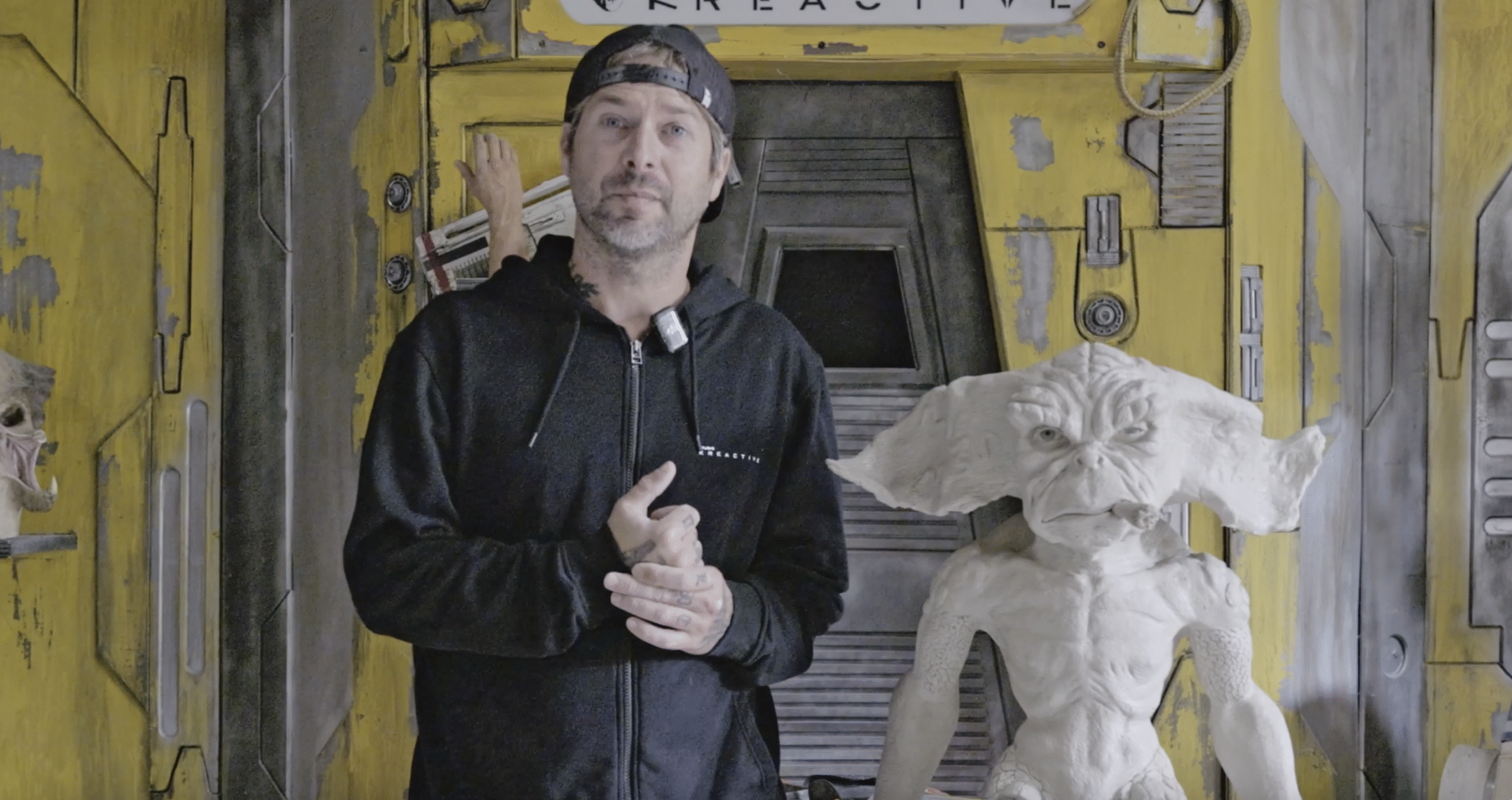 Sculpture de monstre